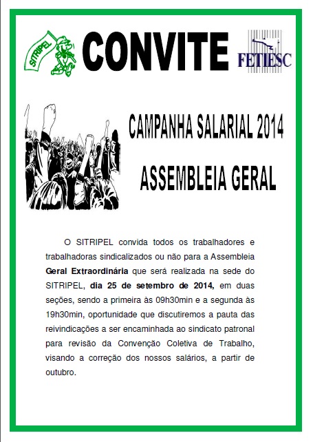 Convite Campanha Salárial